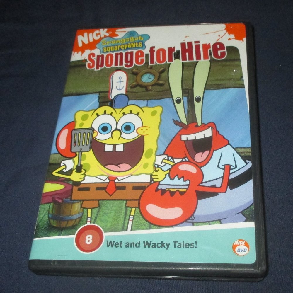 Spongebob Squarepants - Sponge for Hire (DVD, 2004, Nickelodeon)
